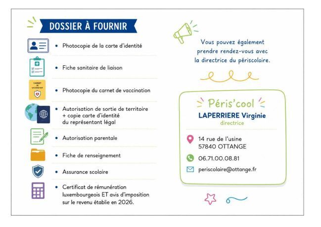 DOCUMENTS à FOURNIR