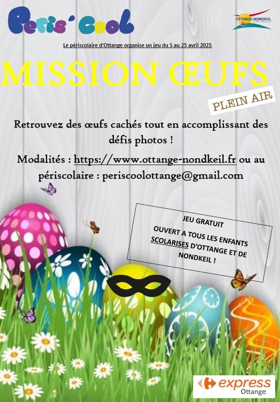 mission oeufs
